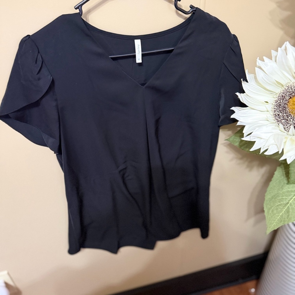 Elegant Black Women's Top